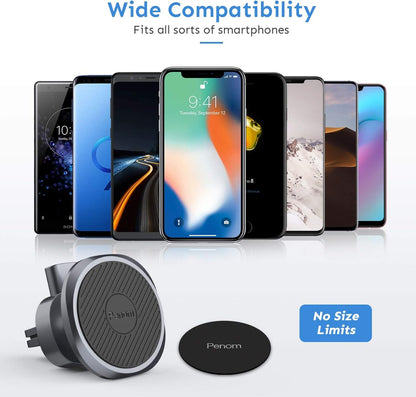 Magnetic Car Phone Mount, Cell Phone Holder for Car, Universal Magnetic Phone Car Mount for Most Smart Phone